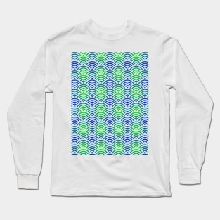 Green Wave Long Sleeve T-Shirt